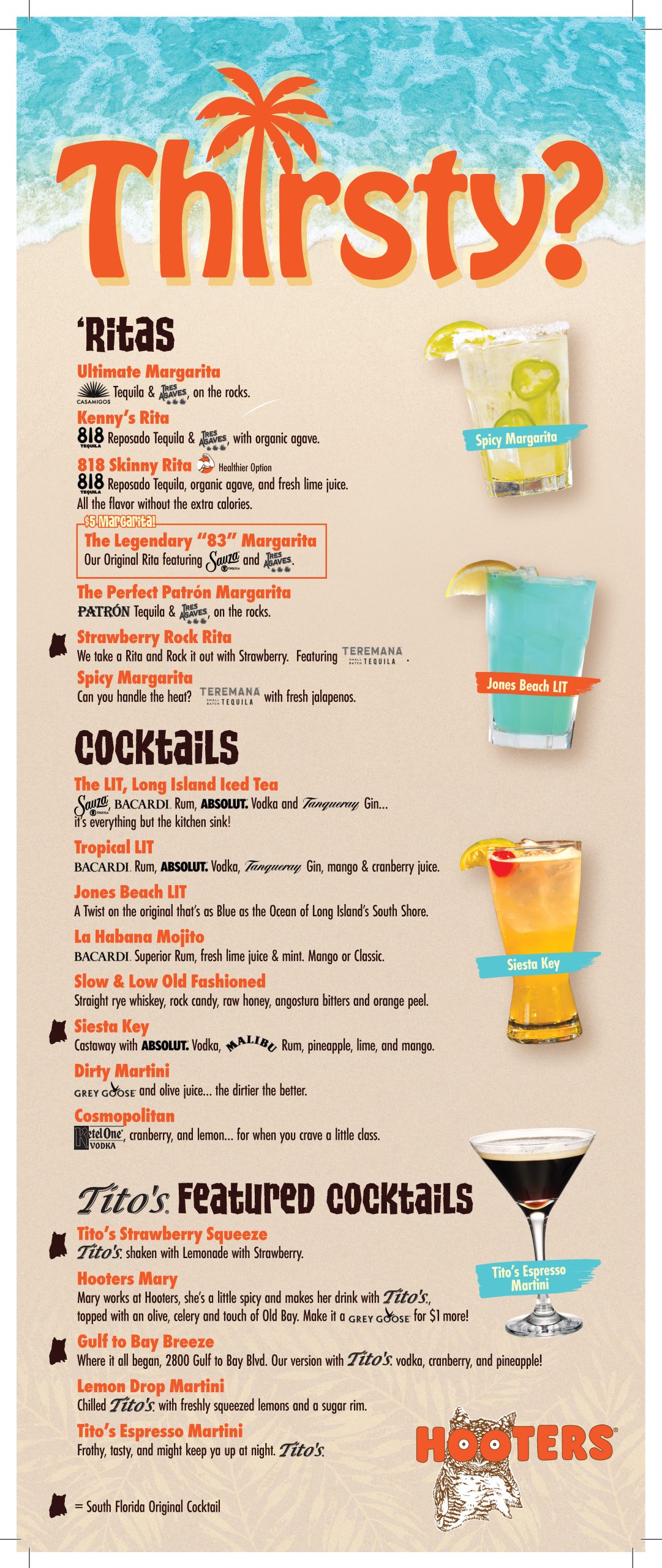 Thirsty Menu 12/5