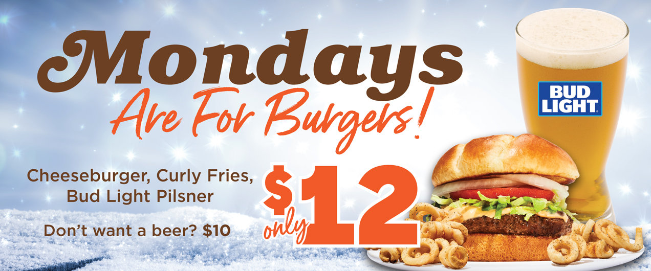 $12 Burger Monday